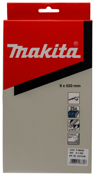 Makita P-39453 Schuurband K80 533x9 Blue - Detailed view of the product