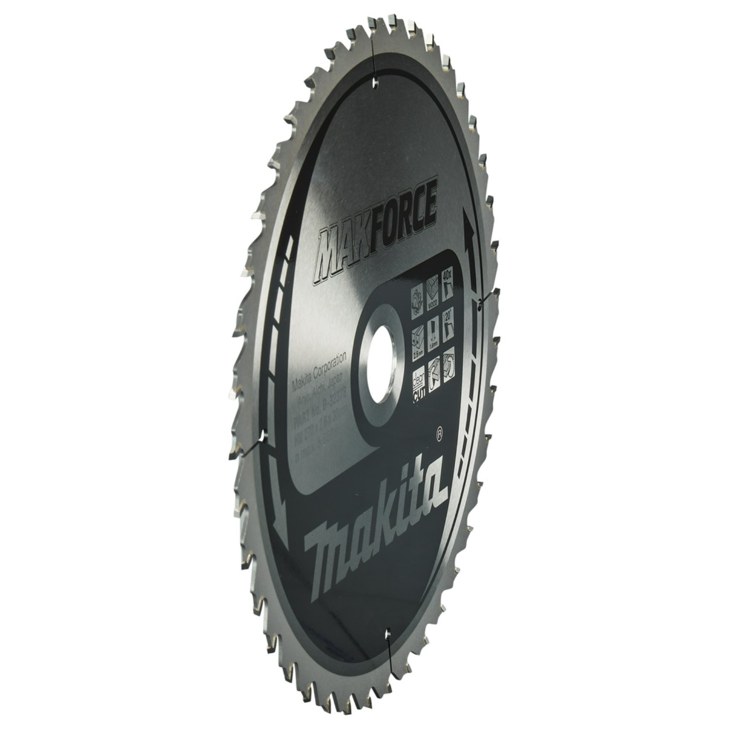 Makita B-32378 Cirkelzaagblad Hout - 270x30x2,6 thumbnail 2