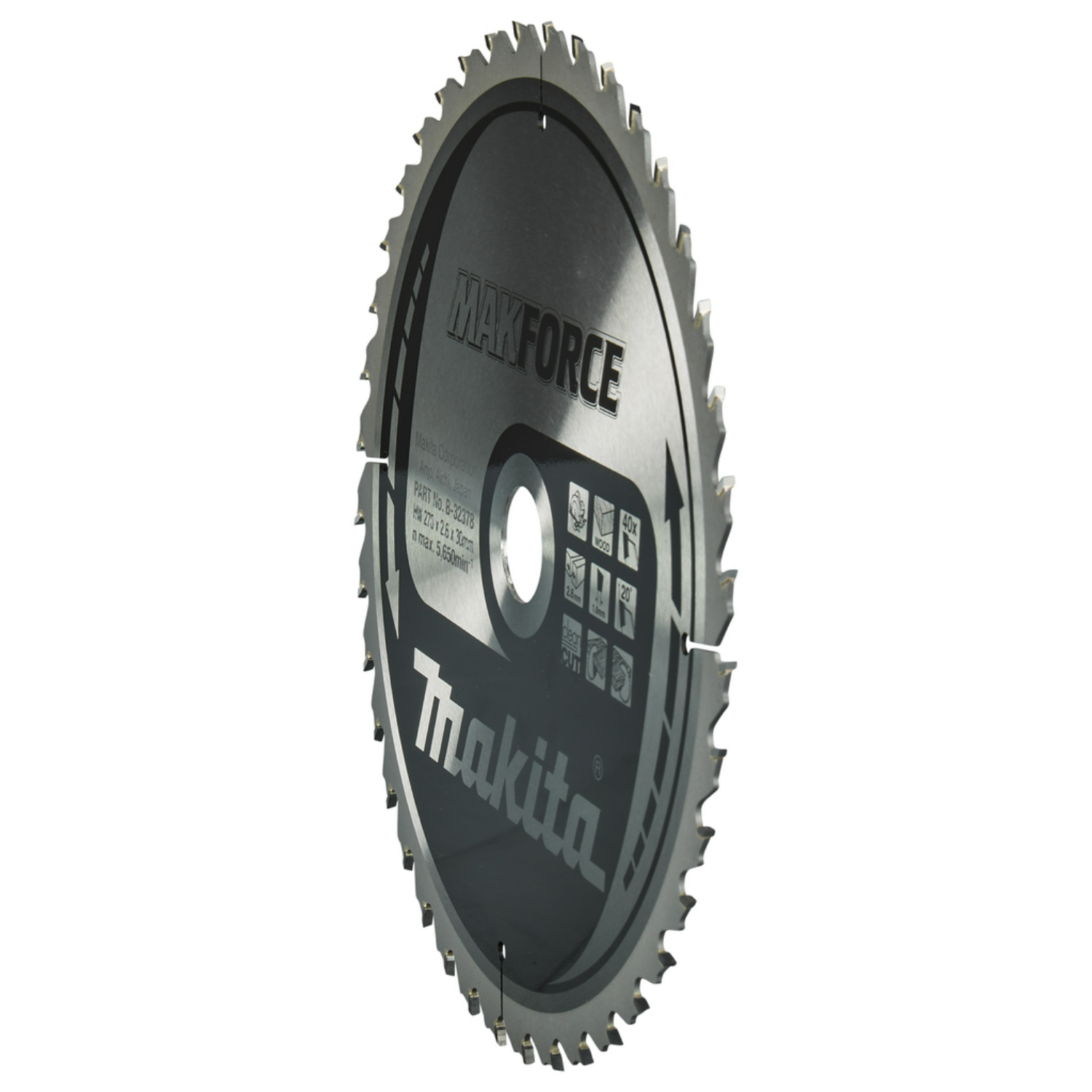 Makita B-32378 Cirkelzaagblad Hout - 270x30x2,6 thumbnail 3