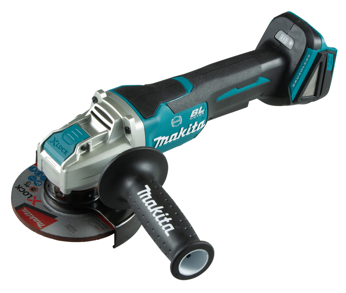 Makita DGA520ZX1 18V Li-Ion Accu Haakse Slijper Body - 125mm - X-LOCK - Koolborstelloos EAN: 88381751100