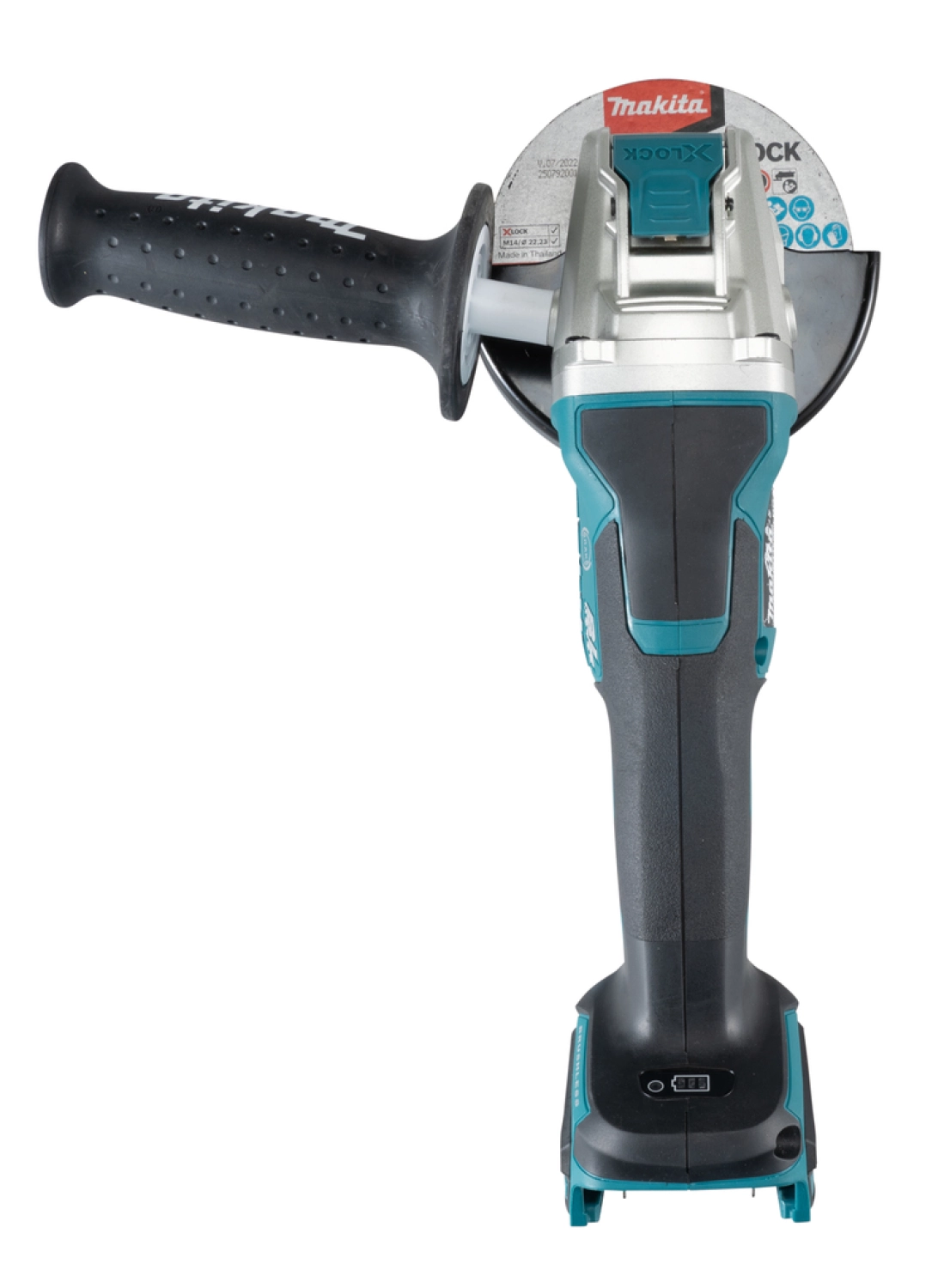 Makita DGA520ZX1 18V Li-Ion Accu Haakse Slijper Body - 125mm - X-LOCK - Koolborstelloos thumbnail 3