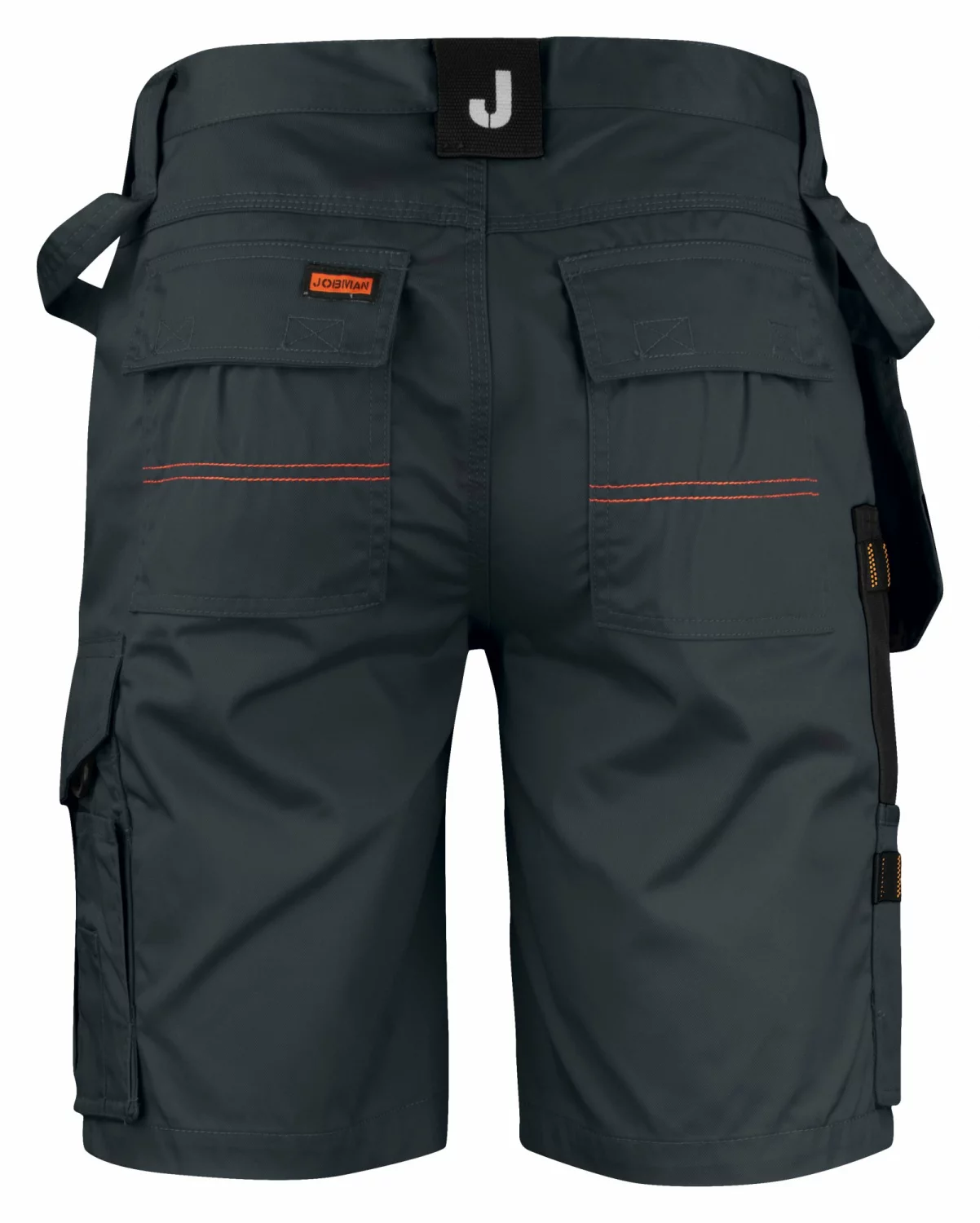 Jobman 2722 Werkbroek Kort Holsterpocket - Maat 58 - Zwart thumbnail 2