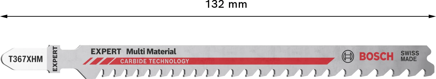Bosch EXPERT T367XHM Decoupeerzaagblad - 132mm - Multi Materiaal (2st) thumbnail 2
