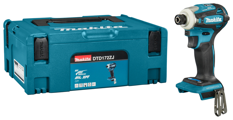 Makita DTD172ZJ LXT 18V Li-ion Accu Slagschroevendraaier Body In Mbox EAN: 88381751681