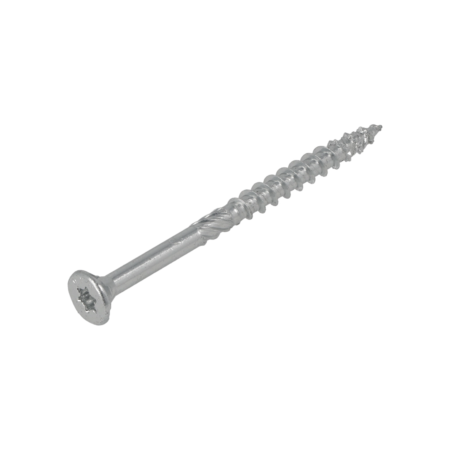 DynaPlus 0281.01.50401 Constructieschroef - TX30 - 6.0 X 80/42mm - Platkop - Deeldraad - Verzinkt (100st) thumbnail 3