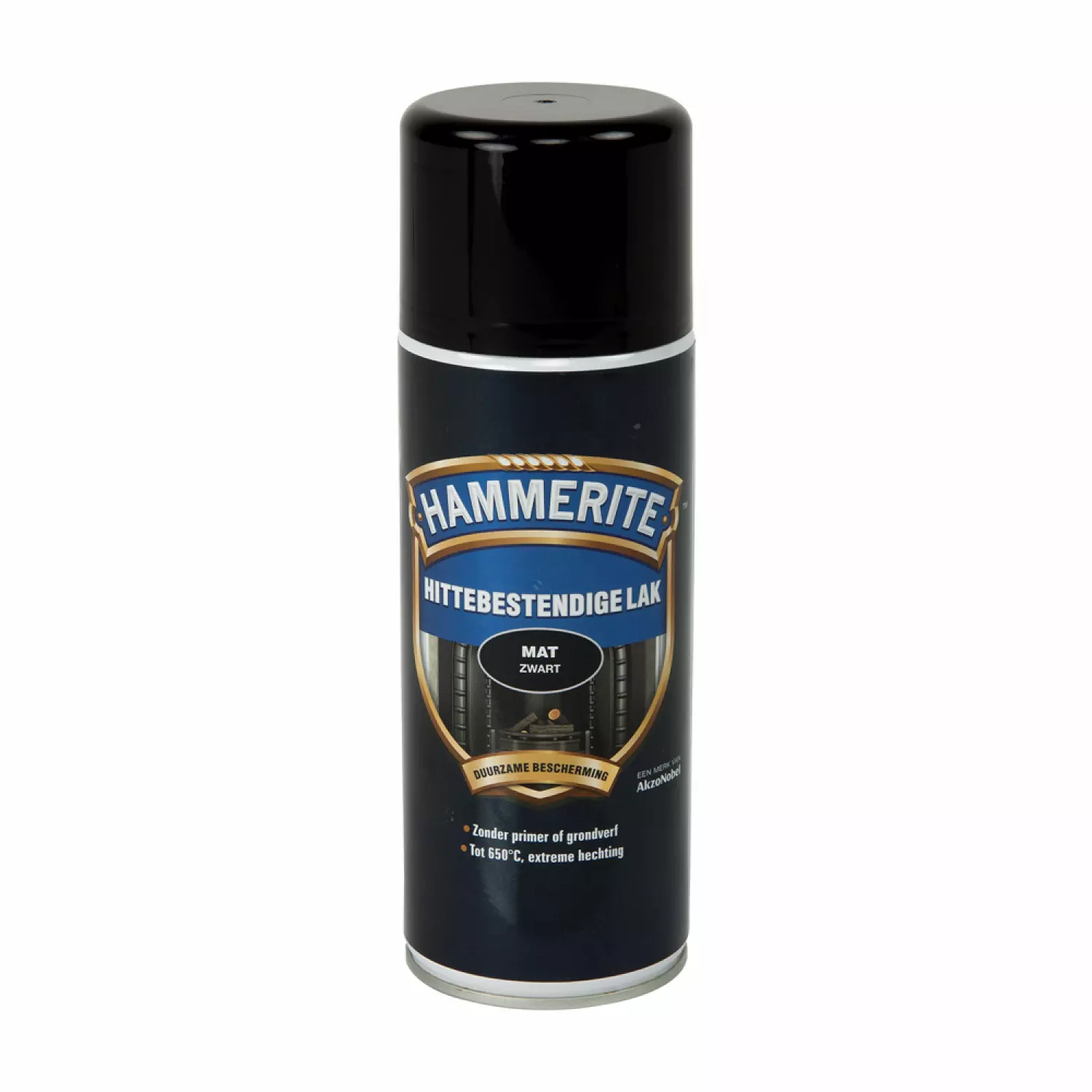 Hammerite Hittebestendige Lak Mat - Zwart - 400ml