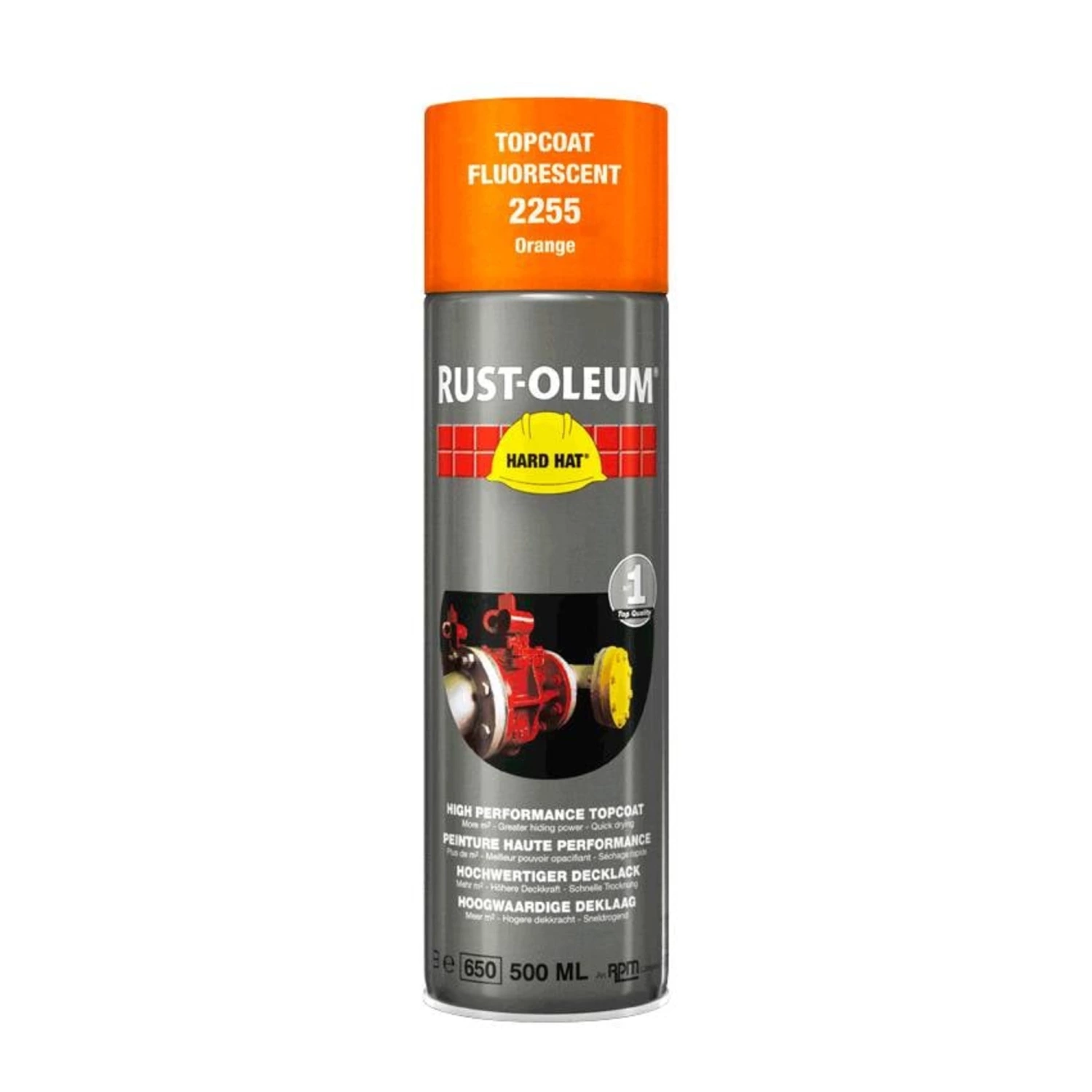 Rust-Oleum 2255 Hard Hat - Fluorescerend Oranje - 0,5L