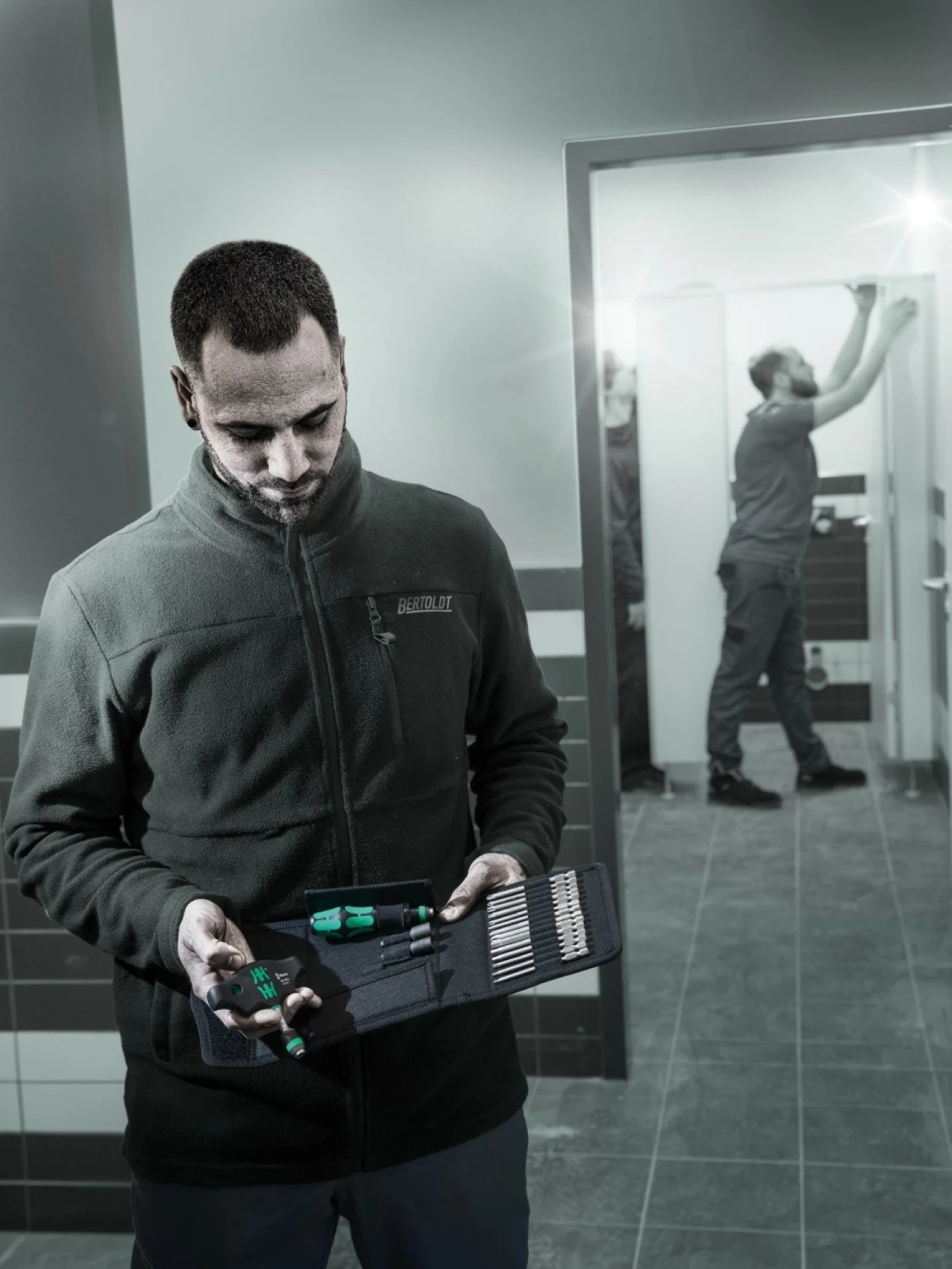 Wera 05136072001 19-delig Kraftform Kompakt 400 RA SHK Set 1 Bitschroevendraaierset thumbnail 2