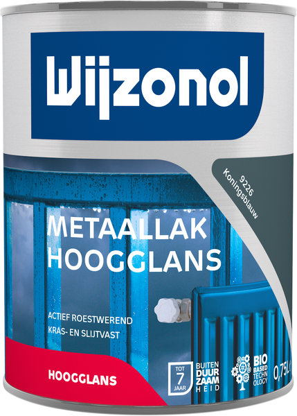 Wijzonol Metaallak Hoogglans 9226 Koningsblauw