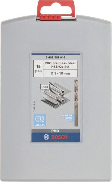 Bosch 2608587014 19-delige ProBox Metaalborenset HSS-Co DIN 338 - Detailed view of the product