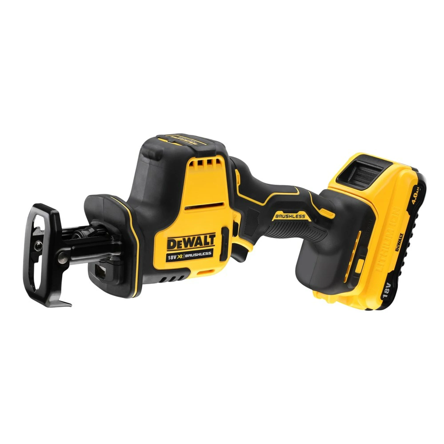 DeWALT DCS369M2 18V Li-ion XR Accu Reciprozaag Set (2x 4.0Ah) In TSTAK - Koolborstelloos thumbnail 2