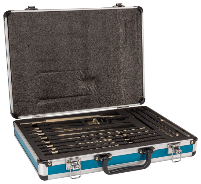 Makita D-71196 Boor-/beitelset 18-delig - Detailed view of the product