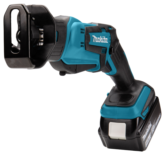 Makita DJR183RTJ 18V Li-Ion Accu Reciprozaag Set (2x 5.0Ah Accu) In Mbox - Snelwissel - Detailed view of the product