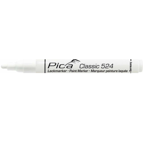 Pica 524/52 lakmarker 2-4mm ronde tip wit