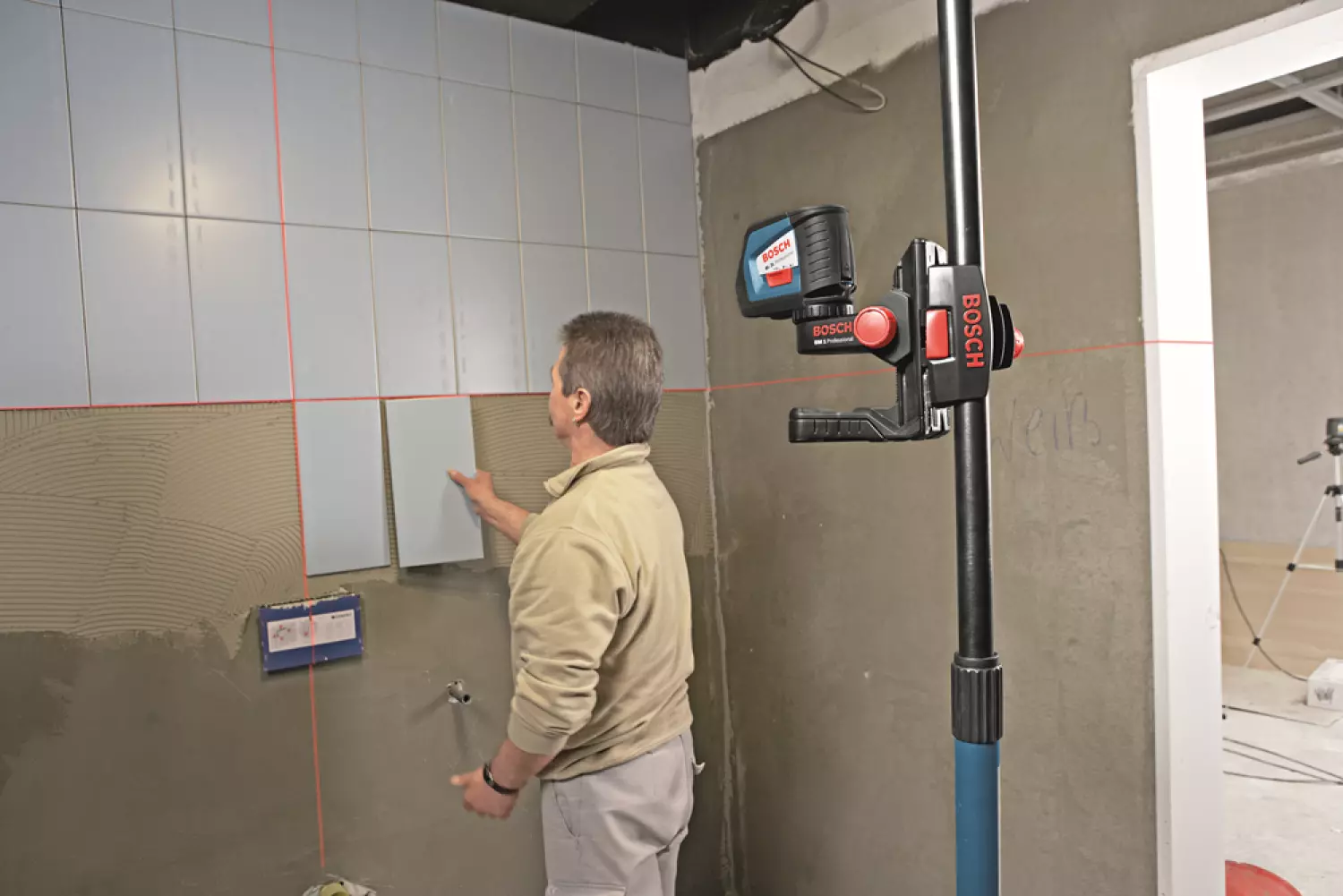 Bosch BT 350 Telescopische Stang - 350cm thumbnail 3