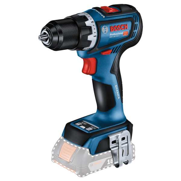 Bosch GSR 18V-90 C 18V Li-ion Accu Schroefboor Body In L-Boxx - 64 Nm - Detailed view of the product