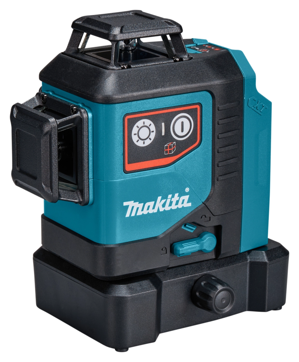 Makita SK700D 12V Max Li-Ion accu kruislijnlaser body in tas - zelfnivellerend - rood 3x360°- 25m