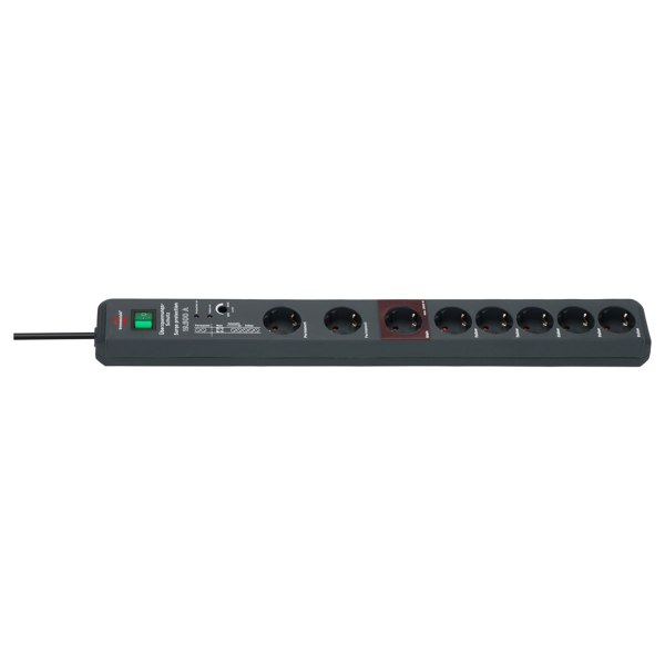 Brennenstuhl 1159490936 Stekkerdoos Overspanningsbeveiliger - 16A - 3m