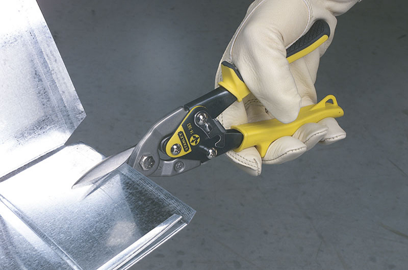Stanley 2-14-563 FatMax Blikschaar Zware Bekken - Recht - 250mm - Geel - Detailed view of the product