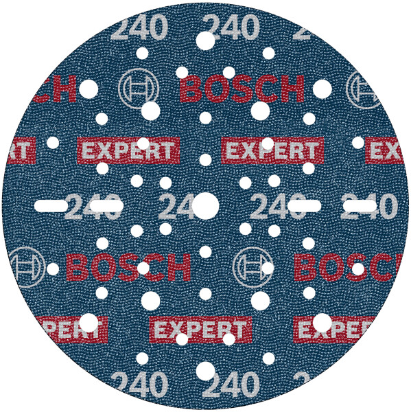 Bosch 2608902454 EXPERT Schuurschijf O780 Met Film Onderlaag - 150 Mm - K240 (50 Stuks)