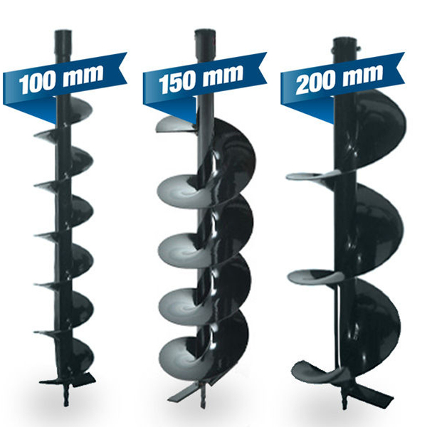 Hyundai 57344 Grondboorset - 52cc - 100/150/200mm - Detailed view of the product