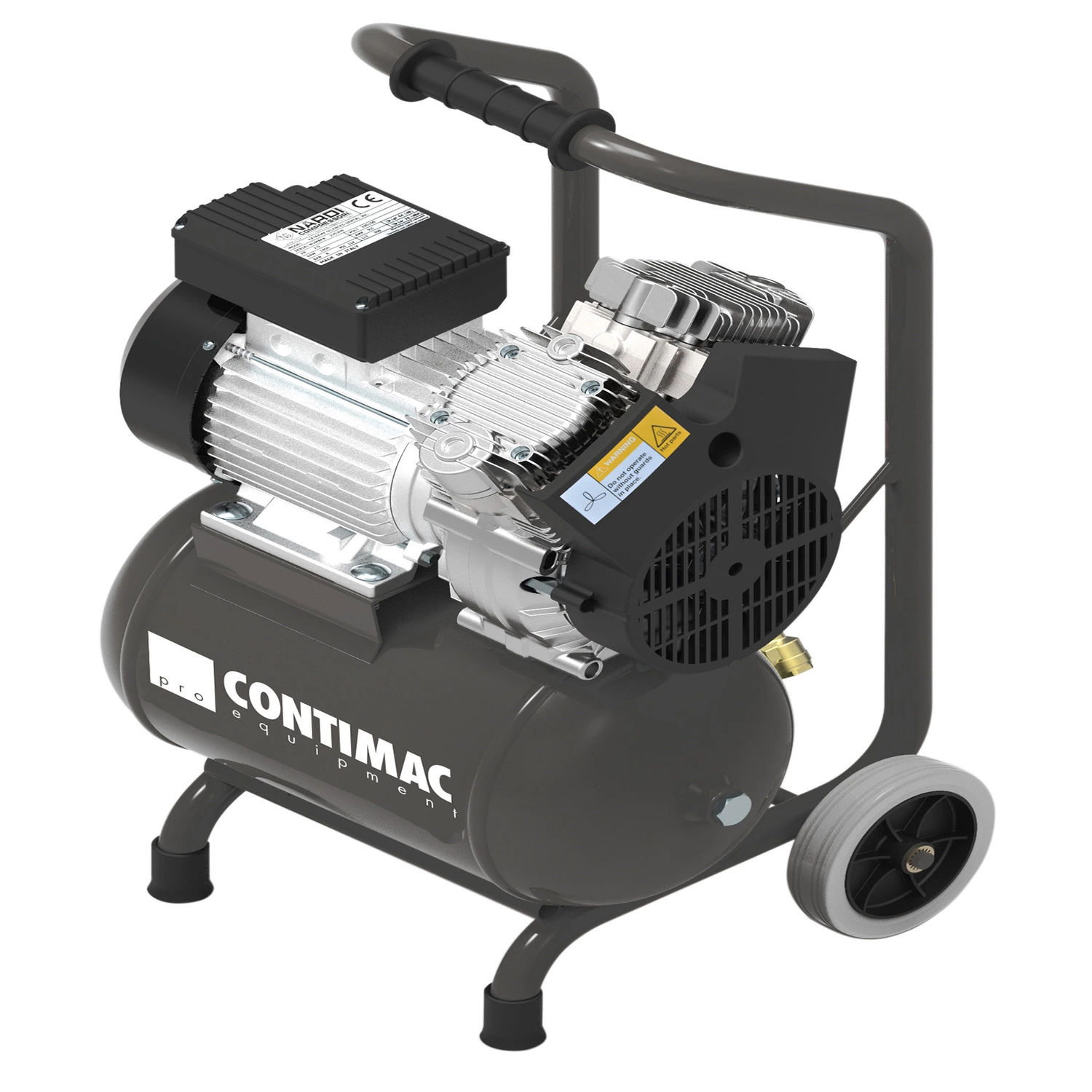 Contimac CM 240/10/10 WF Compressor - 1,5 PK - 10 Bar - 240 L/min - 10 L