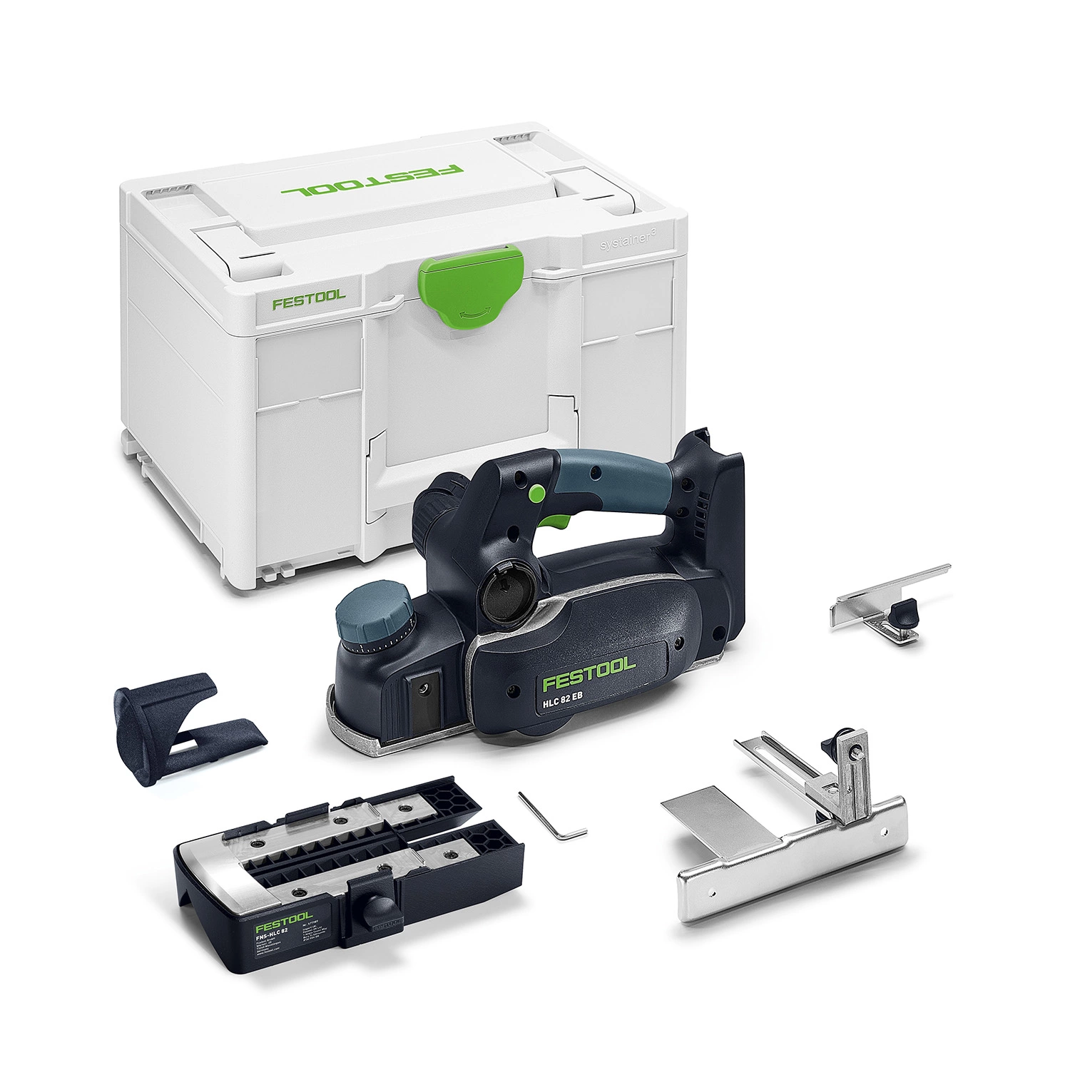 Festool HLC 82 EB-Basic-Set 18V Accu Schaafmachine Incl Accessoires In Systainer - 82mm