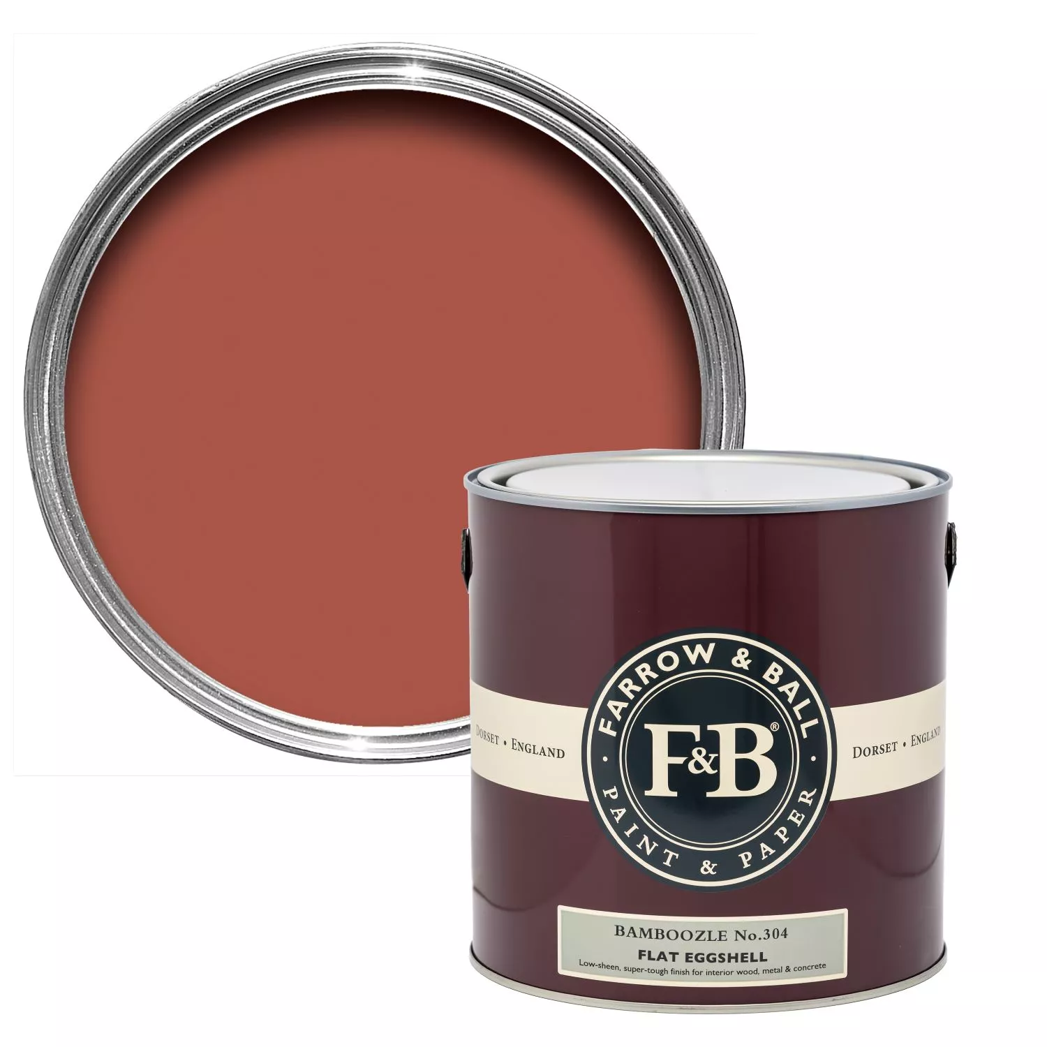 Farrow&Ball Flat Eggshell Bamboozle No.304 - 750ml