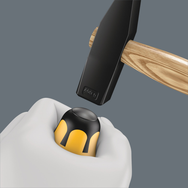 Wera 05018282001 6 Delige Kraftform Plus Schroevendraaierset Met Slagkop - S/PH - Detailed view of the product