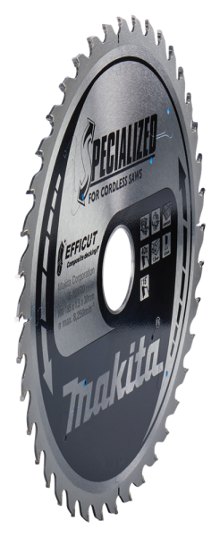 Makita E-12170 Efficut Cirkelzaagblad WPC - 185x30x1,5mm 40T - Detailed view of the product