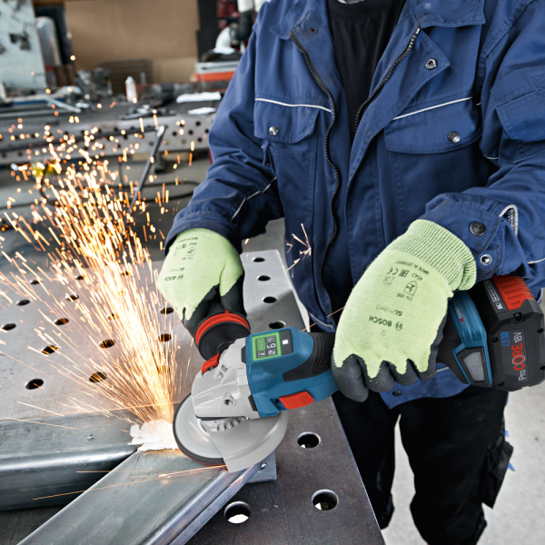 Bosch GWS 18V-15 SC 18V Li-ion Accu BiTurbo Haakse Slijper Body In L-Boxx - 125mm - Koolborstelloos - Detailed view of the product