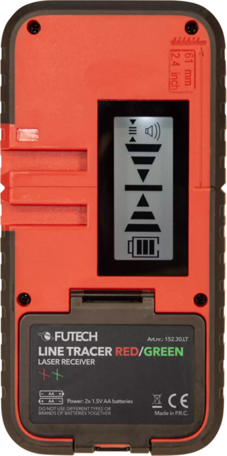 Futech Line Tracer Red / Green Laserontvanger - Rood / Groen - 60m thumbnail 4