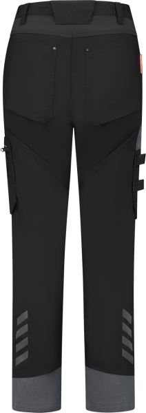 Workman 90651 STRETCH Worker Werkbroek P2S Dames - Zwart - Maat 36 (28/31) - Detailed view of the product