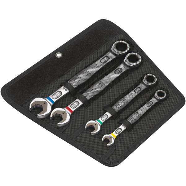 Wera 05073290001 4-delige Joker Steek-/ringratelsleutelset - 10-19mm