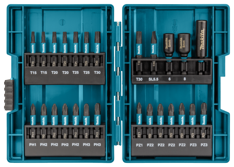 Makita E-03109 Slagschroefbitset 90-delig - Detailed view of the product
