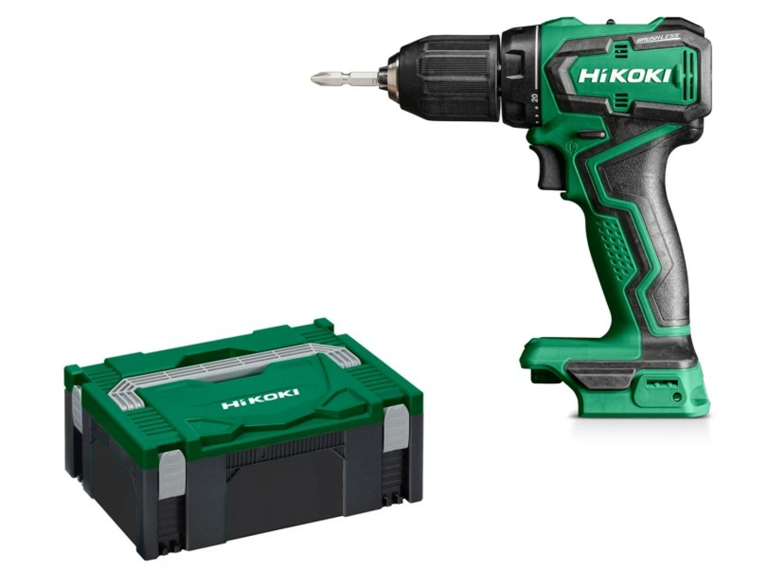 HiKOKI DS18DDW2Z 18V Li-ion Accu Boorschroefmachine Body In HSC - 55Nm - Koolborstelloos