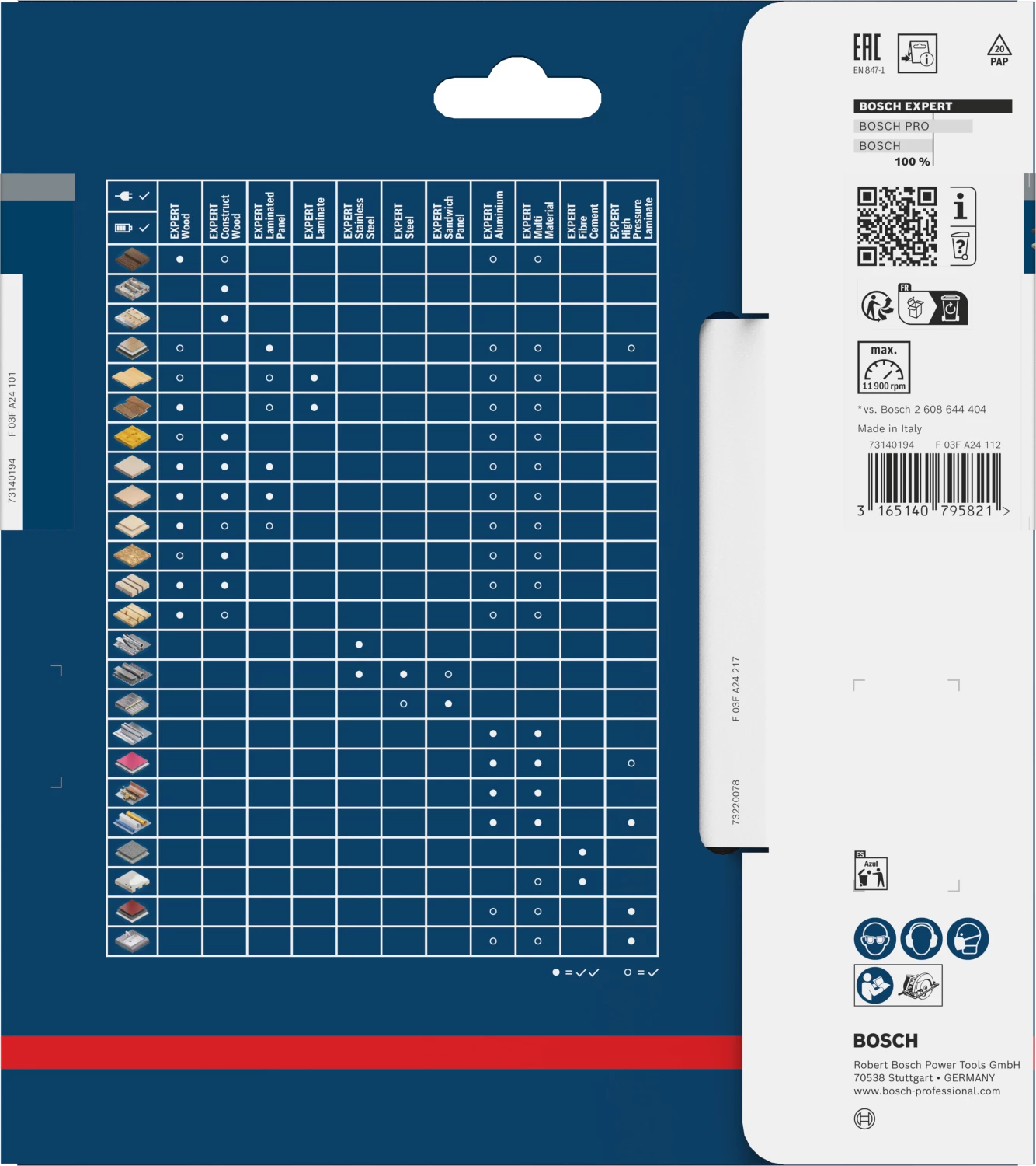 Bosch 2608644016 Expert Cirkelzaagblad - 160 X 20 X 24T - Hout - Carbide thumbnail 3