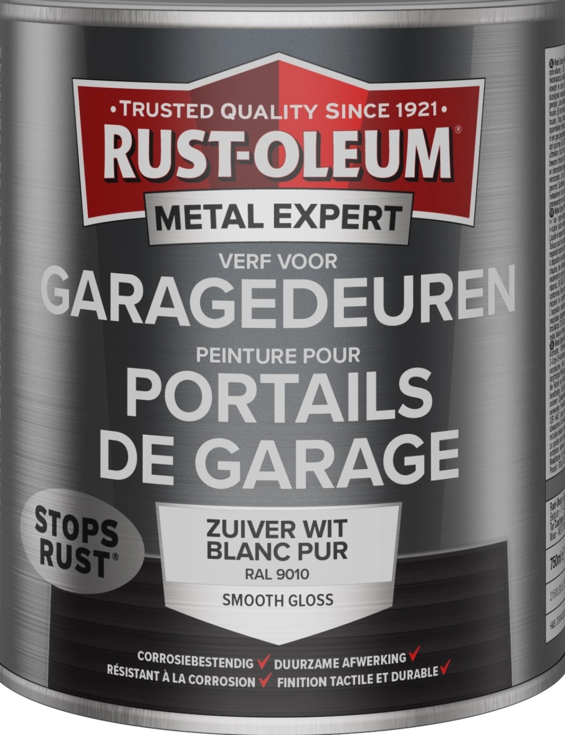 Rust-Oleum Verf Voor Garagedeuren - RAL 7016 Antracietgrijs - 0,75L