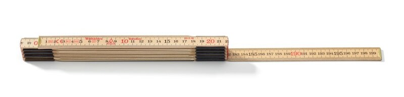 Hultafors 59-2-10 Duimstok - Hout - 2m - Detailed view of the product
