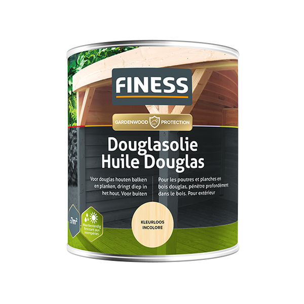 Finess Douglas Olie - Kleurloos - 0,75L - Detailed view of the product