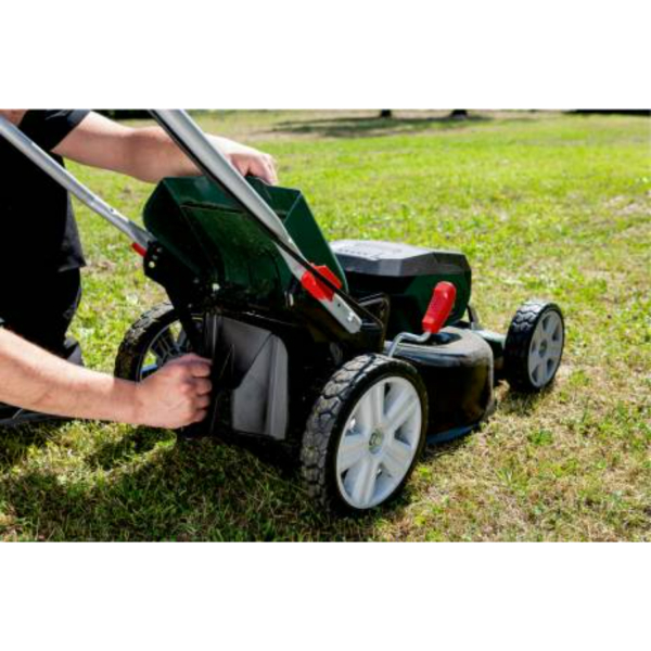 Metabo RM 36-18 LTX BL 46 18V Li-Ion Accu Grasmaaier Body - 55L - 46cm - Detailed view of the product