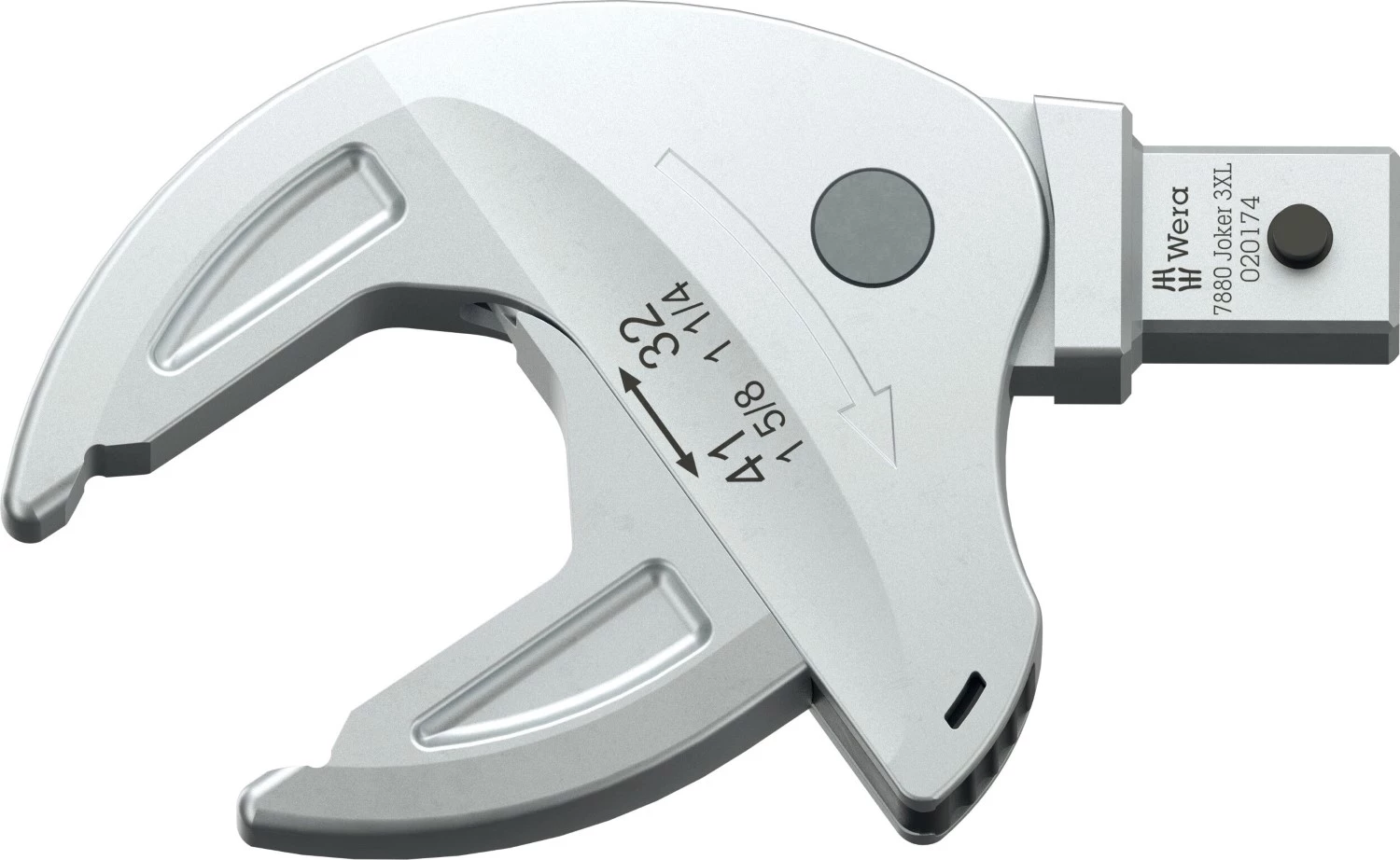 Wera 05020174001 7880 Joker 3XL Zelfinstellende Insteek-steeksleutel Voor Sleutelmaat 32-41mm - 14x18mm