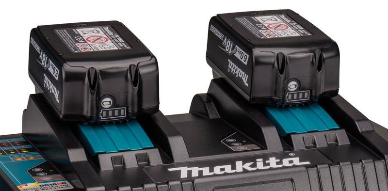 Makita 198091-4 18V Li-Ion Accu Starterset (4x 6,0Ah) + Duolader In Mbox - Detailed view of the product