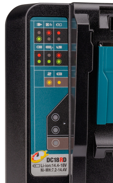 Makita 198091-4 18V Li-Ion Accu Starterset (4x 6,0Ah) + Duolader In Mbox - Detailed view of the product