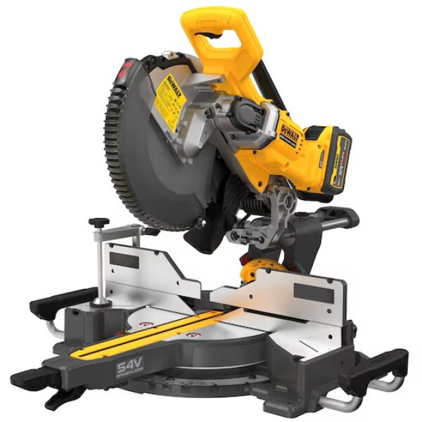 DeWALT DCS781X2-QW Li-Ion Accu 54V Brushless Afkort-/verstekzaagset 9.0Ah - 305mm - Detailed view of the product