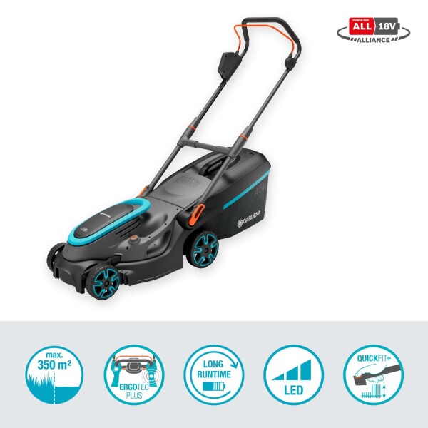Gardena PowerMax 37/36V P4A Accu Grasmaaier Set (1x 4.0Ah) - 37cm - Detailed view of the product