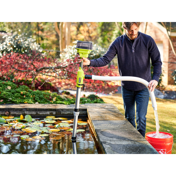 Ryobi RY18STPA-0 One+ 18V Accu Telescopische Stokpomp Body - 3360 L/u - Detailed view of the product
