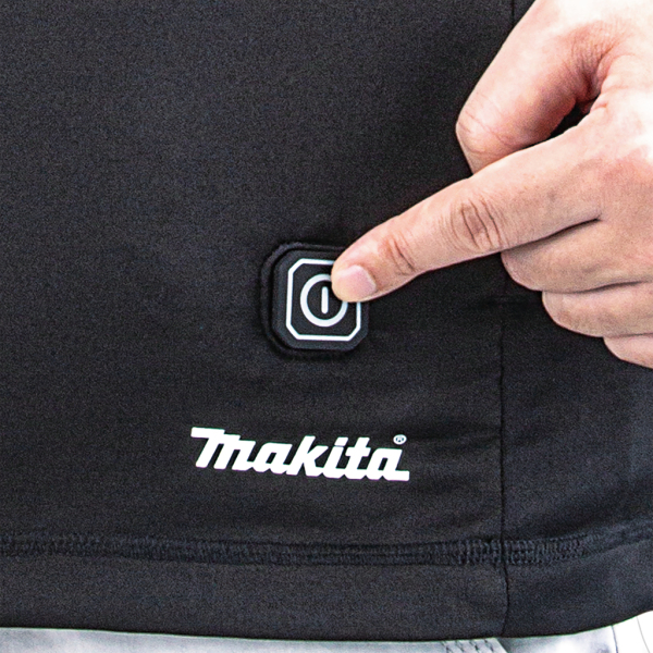 Makita DCX200BS 12V Li-Ion Accu Verwarmd Ondershirt - Maat S - Detailed view of the product