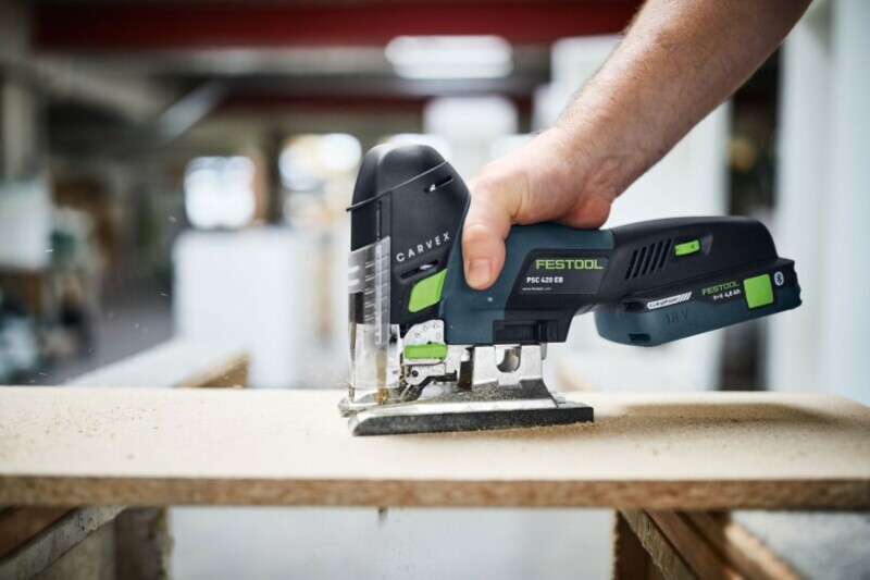 Festool PSC 420 EB-Basic 18V Li-Ion Accu Decoupeerzaagmachine In Systainer - Met 4.0Ah Accu - Detailed view of the product