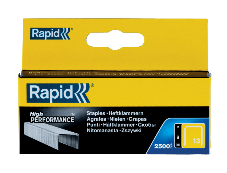 Rapid 11835625 Nieten - No. 13 - Gegalvaniseerd - 8mm (2500st)